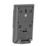 Higrómetro e Termómetro Digital Doméstico com Ecrã LCD, Medidor de Temperatura e Humidade com Relógio e Alarme, Medidor de Humidade