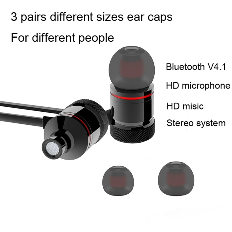 Auriculares Bluetooth Sem Fios MoreBlue S07 Metal Magnéticos Estéreo Bass Auscultadores Desportivos Sem Fios com Microfone