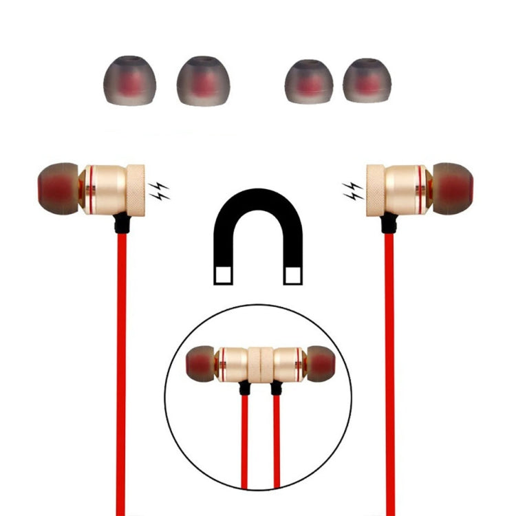 Auriculares Bluetooth Sem Fios MoreBlue S07 Metal Magnéticos Estéreo Bass Auscultadores Desportivos Sem Fios com Microfone