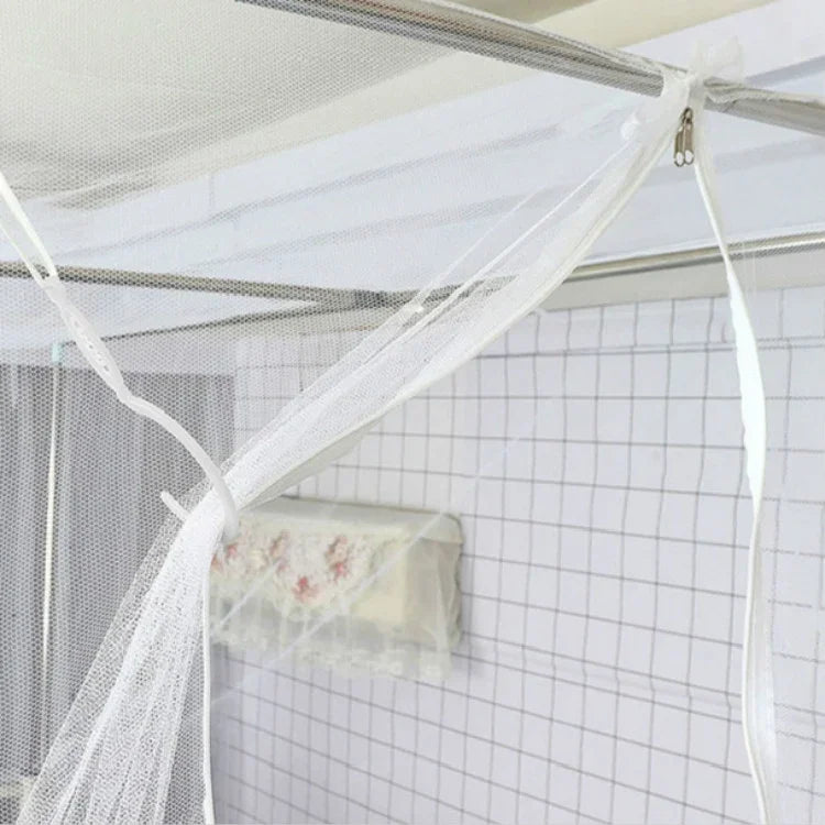 Rede mosquiteira para beliche superior de dormitório estudantil, instalação sem necessidade de ferramentas, porta única lateral superior à prova de pó, 90x190x150 cm (sem suporte), 90x190x150 cm (com suporte)