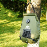 Saco de Banho para Exterior, Garrafa de Água Quente Solar para Campismo e Viagens de Carro, Saco de Armazenamento de Água 20L