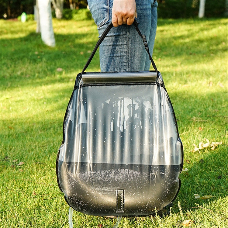 Saco de Banho para Exterior, Garrafa de Água Quente Solar para Campismo e Viagens de Carro, Saco de Armazenamento de Água 20L