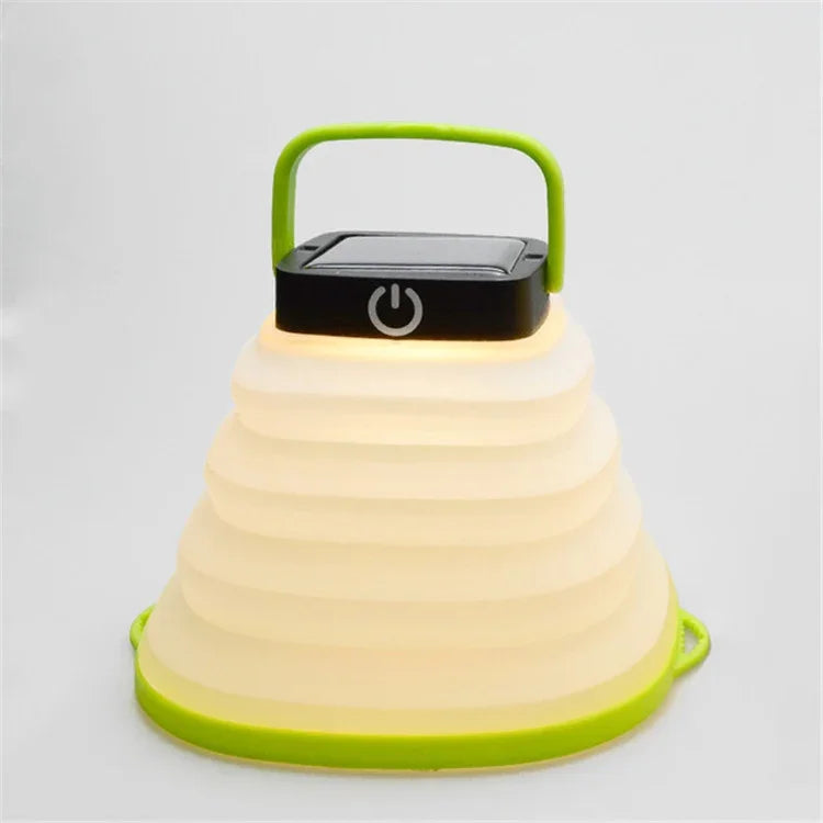 Folding Solar Lamp Outdoor Camping Tent Lamp LED Camping Lamp