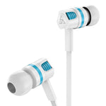 Auricular Estéreo Super Bass com Microfone para Telemóvel Samsung / Xiaomi