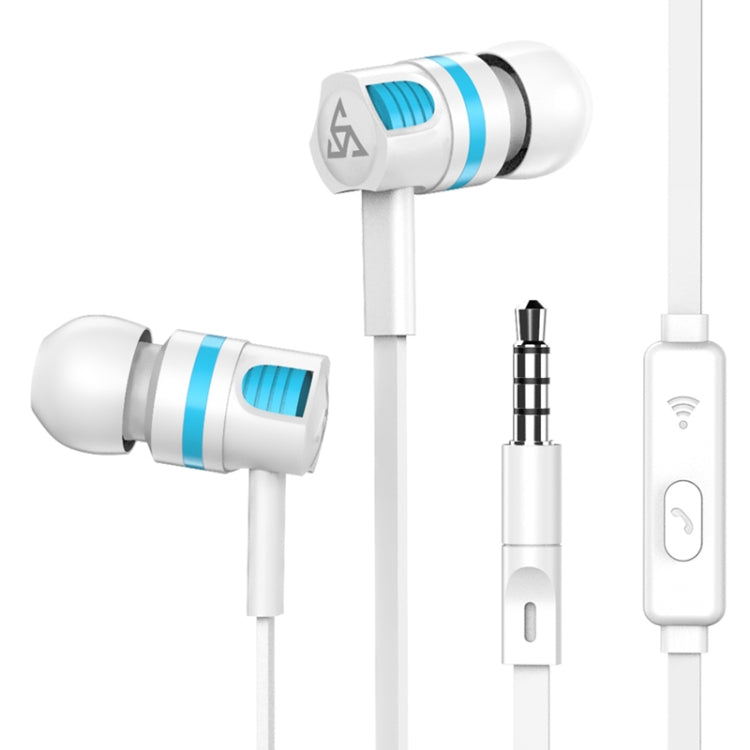 Auricular Estéreo Super Bass com Microfone para Telemóvel Samsung / Xiaomi
