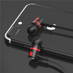 Auricular Estéreo Super Bass com Microfone para Telemóvel Samsung / Xiaomi