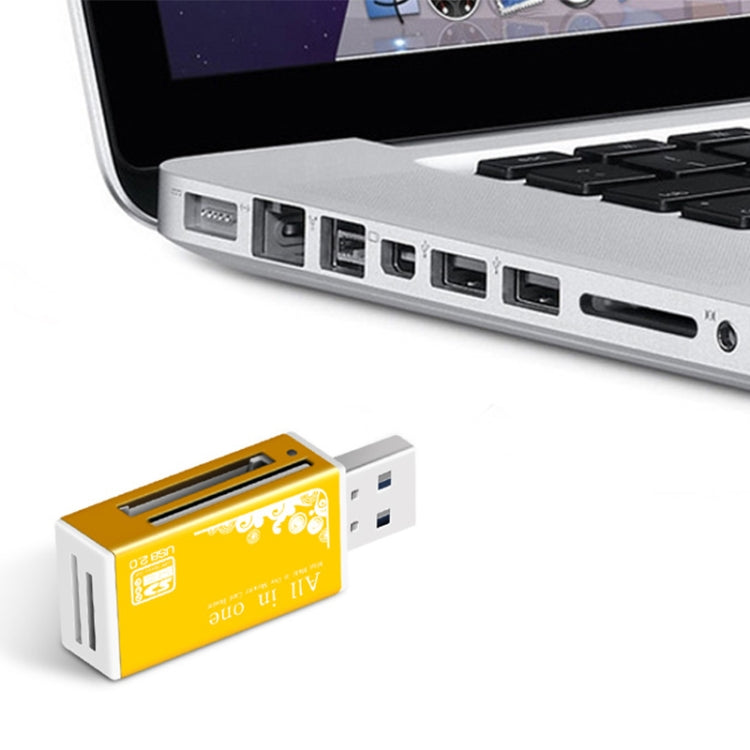 Leitor de Cartões de Memória Multi em 1 para Memory Stick Pro Duo Micro SD, TF, M2, MMC, SDHC MS