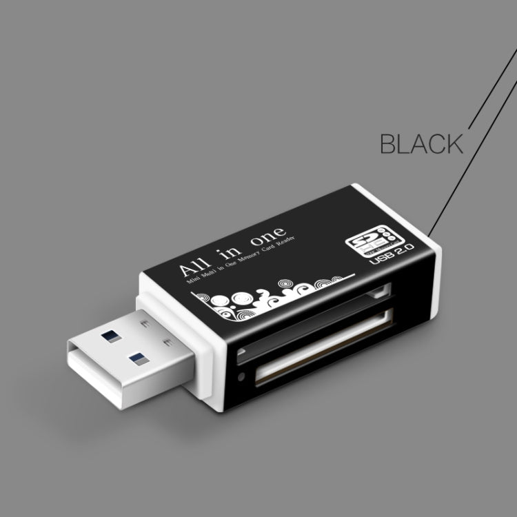Leitor de Cartões de Memória Multi em 1 para Memory Stick Pro Duo Micro SD, TF, M2, MMC, SDHC MS
