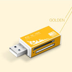 Leitor de Cartões de Memória Multi em 1 para Memory Stick Pro Duo Micro SD, TF, M2, MMC, SDHC MS