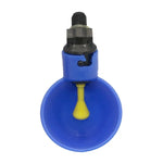 Bebedouro Automático para Codorniz Tigela para Água de Galinha com Bico Amarelo Sistema de Água para Aves de Quinta