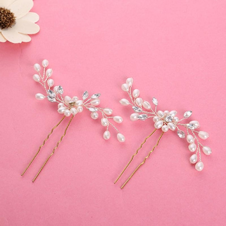 2 Peças de Acessórios de Cabelo para Festival e Casamento Bastão de Cabelo Nupcial Presilha Floral Bonito Enfeite de Cabeça Presilha de Trança Acessórios de Videira