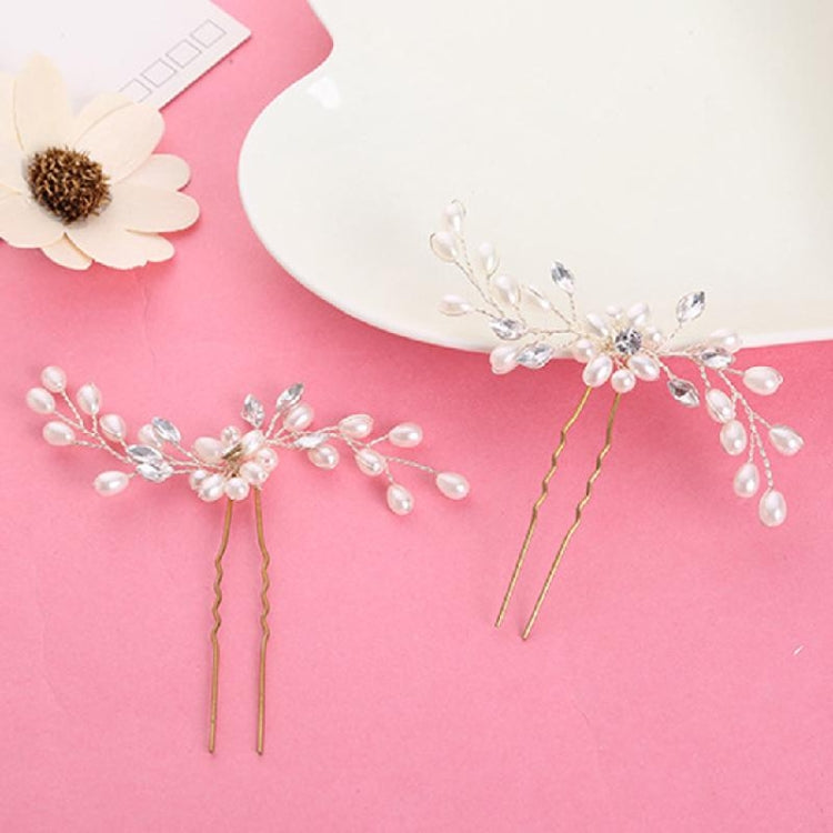 2 Peças de Acessórios de Cabelo para Festival e Casamento Bastão de Cabelo Nupcial Presilha Floral Bonito Enfeite de Cabeça Presilha de Trança Acessórios de Videira