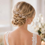 2 Peças de Acessórios de Cabelo para Festival e Casamento Bastão de Cabelo Nupcial Presilha Floral Bonito Enfeite de Cabeça Presilha de Trança Acessórios de Videira