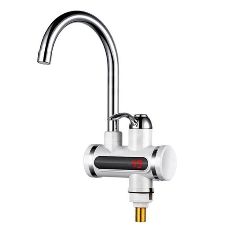 Aquecedor de Água Elétrico Instantâneo de Cozinha 220V Sem Reservatório Torneira Elétrica com Display de Temperatura, Água por Baixo, Água pela Lateral