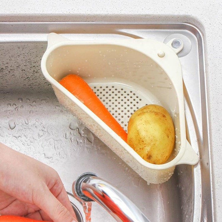Suporte para Legumes de Cozinha Suporte para Drenagem de Pia Doméstica Suporte de Armazenamento Triangular Suporte de Suspensão para Tabuleiro Cesto Suspenso