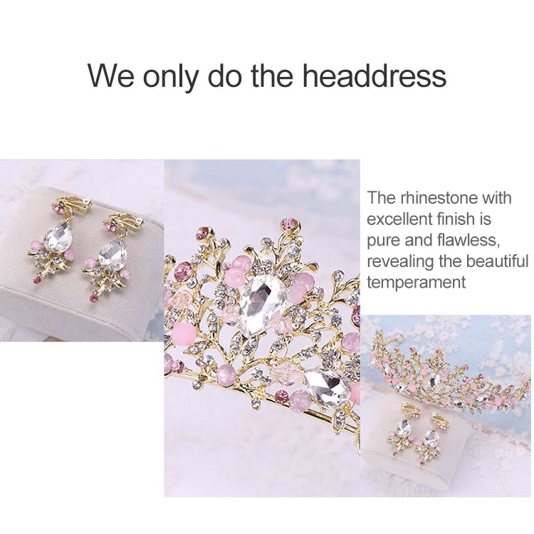 Coroas Nupciais Luxuosas com Pérolas Douradas e Rosa Tiara Feita à Mão Faixa de Cabelo para Noiva Diadema de Cristal Coroa de Rainha Acessórios para Cabelo de Casamento, Coroa de Pérolas Rosa, Coroa de Pérolas Dourada, Coroa de Pérolas Branca