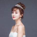 Coroas Nupciais Luxuosas com Pérolas Douradas e Rosa Tiara Feita à Mão Faixa de Cabelo para Noiva Diadema de Cristal Coroa de Rainha Acessórios para Cabelo de Casamento, Coroa de Pérolas Rosa, Coroa de Pérolas Dourada, Coroa de Pérolas Branca