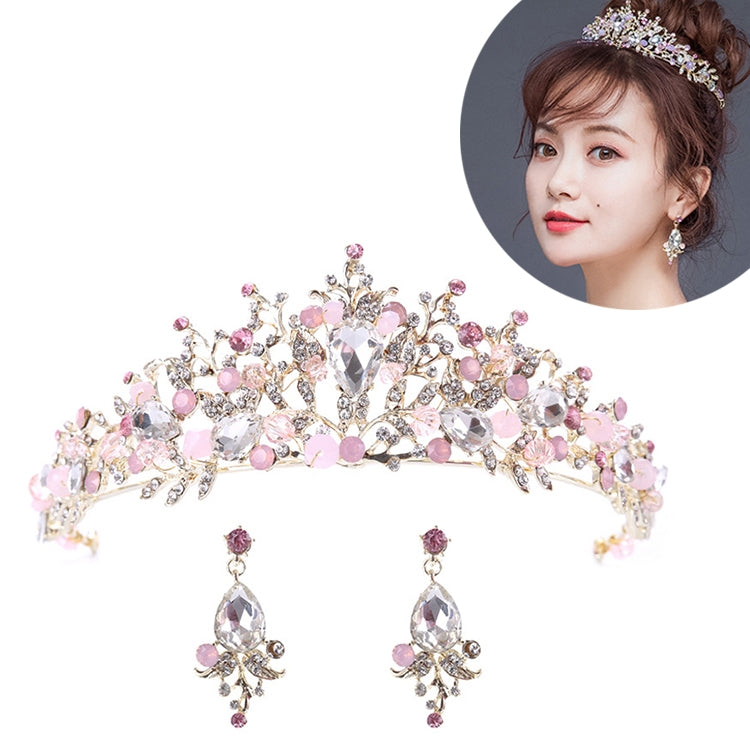 Coroas Nupciais Luxuosas com Pérolas Douradas e Rosa Tiara Feita à Mão Faixa de Cabelo para Noiva Diadema de Cristal Coroa de Rainha Acessórios para Cabelo de Casamento, Coroa de Pérolas Rosa, Coroa de Pérolas Dourada, Coroa de Pérolas Branca