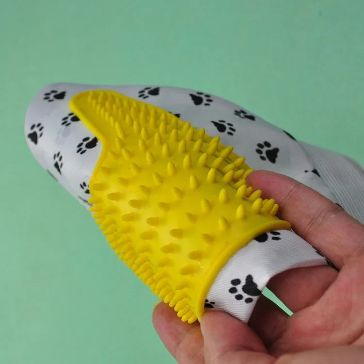 Luvas para Banho de Animais, Escova de Massagem para Cães, Suprimentos para Banho e Tratamento de Animais, Luvas com Escova de Massagem