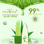 3 PCS PNF Batom Hidratante Natural de Aloe Vera, Mudança de Cor com a Temperatura, Bálsamo Labial Mágico Rosa