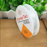 5 Peças Linha de Pesca Transparente Linha Elástica Material para Acessórios de Joalharia DIY Feito à Mão Contas Fio de Arame, 0,5mm, 0,6mm, 0,7mm, 1mm, 0,8mm