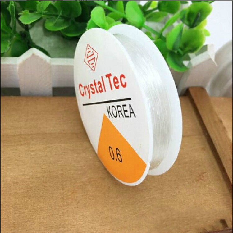 5 Peças Linha de Pesca Transparente Linha Elástica Material para Acessórios de Joalharia DIY Feito à Mão Contas Fio de Arame, 0,5mm, 0,6mm, 0,7mm, 1mm, 0,8mm