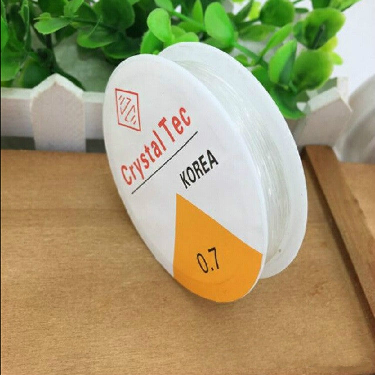5 Peças Linha de Pesca Transparente Linha Elástica Material para Acessórios de Joalharia DIY Feito à Mão Contas Fio de Arame, 0,5mm, 0,6mm, 0,7mm, 1mm, 0,8mm