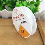 5 Peças Linha de Pesca Transparente Linha Elástica Material para Acessórios de Joalharia DIY Feito à Mão Contas Fio de Arame, 0,5mm, 0,6mm, 0,7mm, 1mm, 0,8mm