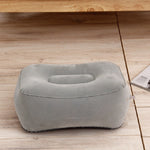 Almofada Inflável Portátil para Descanso de Pés em Viagem, 16x9cm, 38x29cm