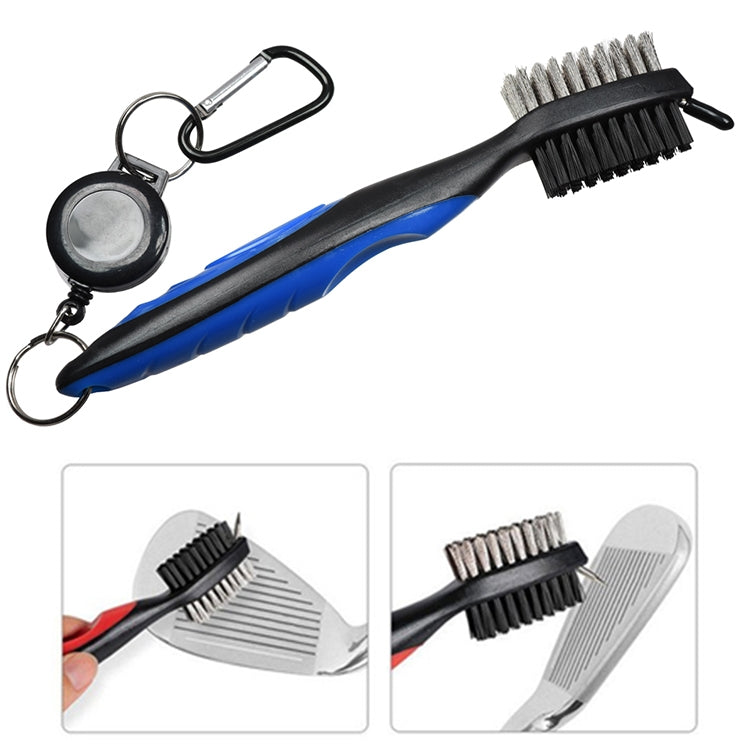 Conjunto de Escovas para Limpeza de Tacadas e Bolas de Golfe, ZY-0021 Escova Azul, ZY-0021 Escova Preta, ZY-0021 Escova Verde, ZY-0021 Escova Vermelha, ZY-0021 Escova Laranja