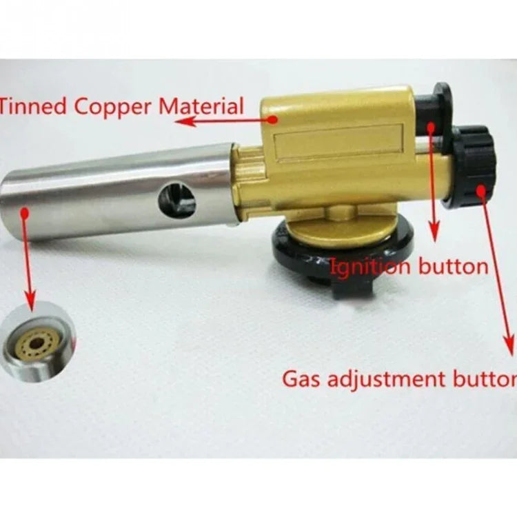 Pistola de Ignição Eletrónica a Gás Butano para Camping, Piquenique, Churrasco e Soldadura, 3