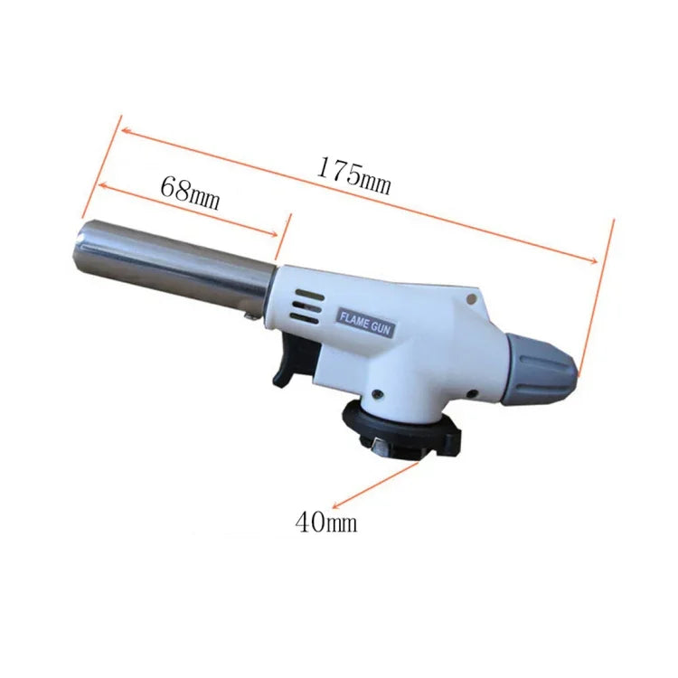 Gas Torch Flame Gun Blowtorch Cooking Soldering Butane Auto Lgnition Gas Burner Lighter Heating Welding Tools, 1