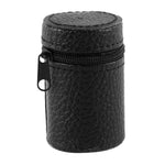 Conjunto de Copo Mini 4 em 1 em Aço Inoxidável para Caminhadas, Campismo e Viagens, Copo Portátil com Estojo de Couro, 30ML