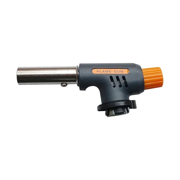 Lança-chamas, queimador de butano com ignição automática para cozedura, churrasco, campismo, caminhada, pistola de chama, maçarico de soldadura a gás, 2 unidades