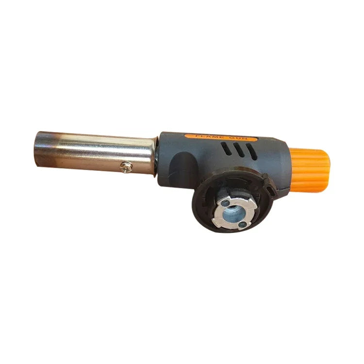 Lança-chamas, queimador de butano com ignição automática para cozedura, churrasco, campismo, caminhada, pistola de chama, maçarico de soldadura a gás, 2 unidades