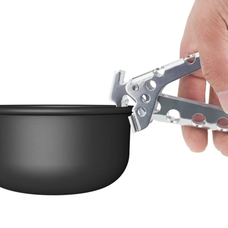 Pegador para panela de campismo, pegador para tigela, utensílio de cozinha para exterior, talheres, suporte para braço anti-calor para panela, piquenique, casa