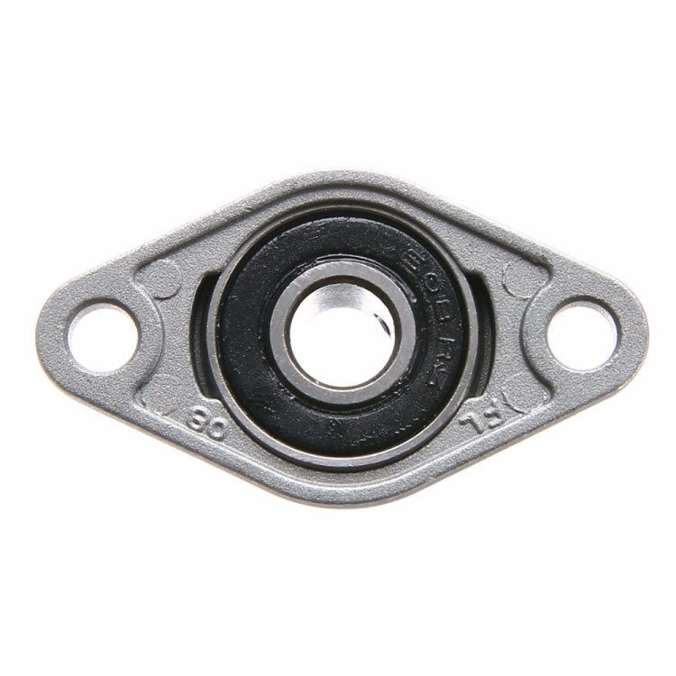 2 peças de alojamento de rolamento de diamante em liga de zinco para impressora 3D, acessórios universais, KFL08 (diâmetro interno 8), KFL000 (diâmetro interno 10), KFL001 (diâmetro interno 12)