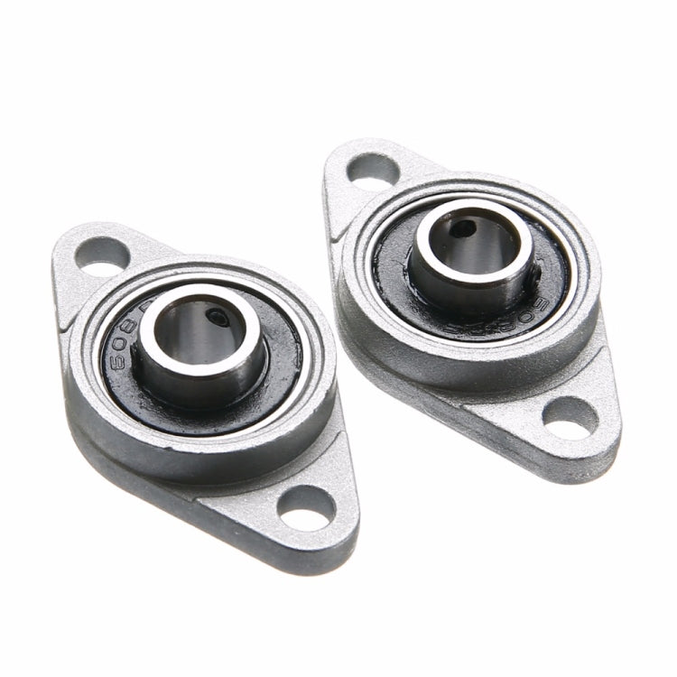 2 peças de alojamento de rolamento de diamante em liga de zinco para impressora 3D, acessórios universais, KFL08 (diâmetro interno 8), KFL000 (diâmetro interno 10), KFL001 (diâmetro interno 12)