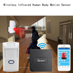 Detector infravermelho sem fios CT60 PIR2, sensor de movimento corporal humano, montado na parede para alarme de segurança doméstica inteligente, controlo remoto inteligente
