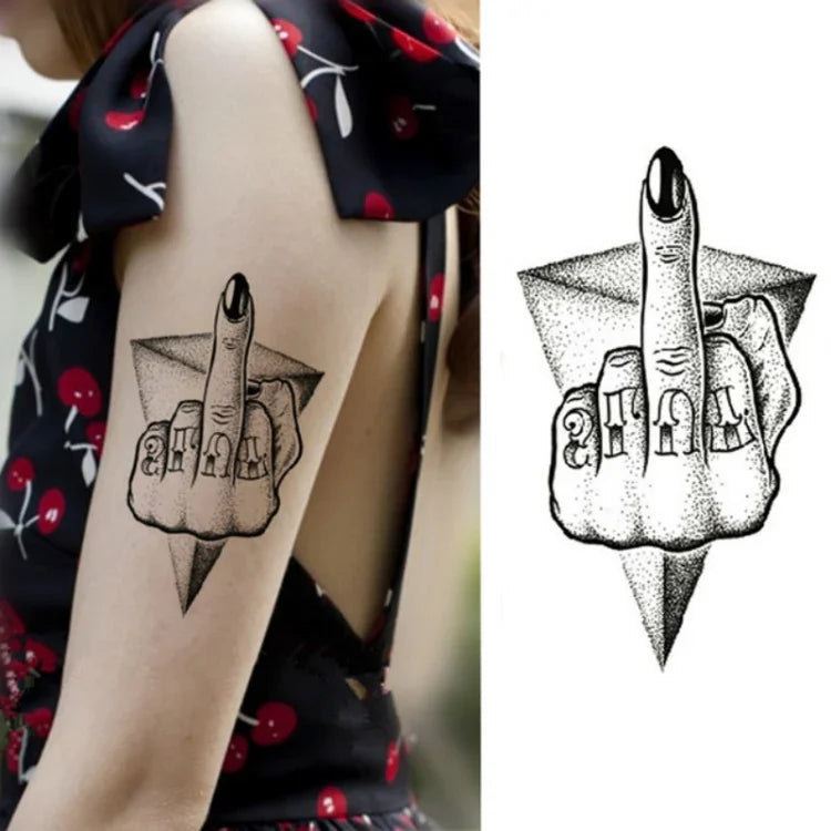 2 PCS Small Full Arm Temporary Waterproof Tattoo Stickers