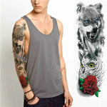 Large Arm Sleeve Waterproof Temporary Tattoo Sticker