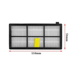 Peças para Robô Aspirador Extrator de Detritos & Filtro Hepa Escova Lateral para iRobot Roomba Séries 800 900 870 880 980, Filtro Hepa para Robô Aspirador