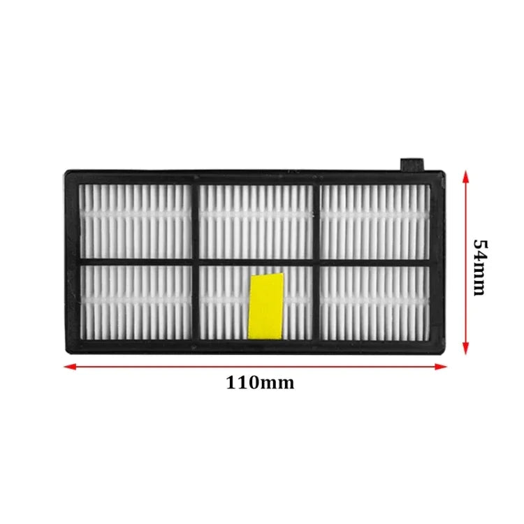 Peças para Robô Aspirador Extrator de Detritos & Filtro Hepa Escova Lateral para iRobot Roomba Séries 800 900 870 880 980, Filtro Hepa para Robô Aspirador