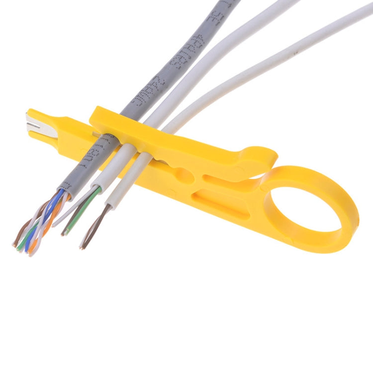 5 PCS Alicate Mini para Cabo de Rede Amarelo Cortador de Cabo, 5 PCS