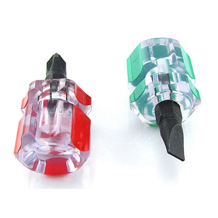 2 Peças de Chave de Fendas Mini Portátil com Cabo Transparente para Reparação, Ferramentas Manuais