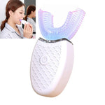 Escova de Dentes Elétrica em Forma de U para Clareamento Dental