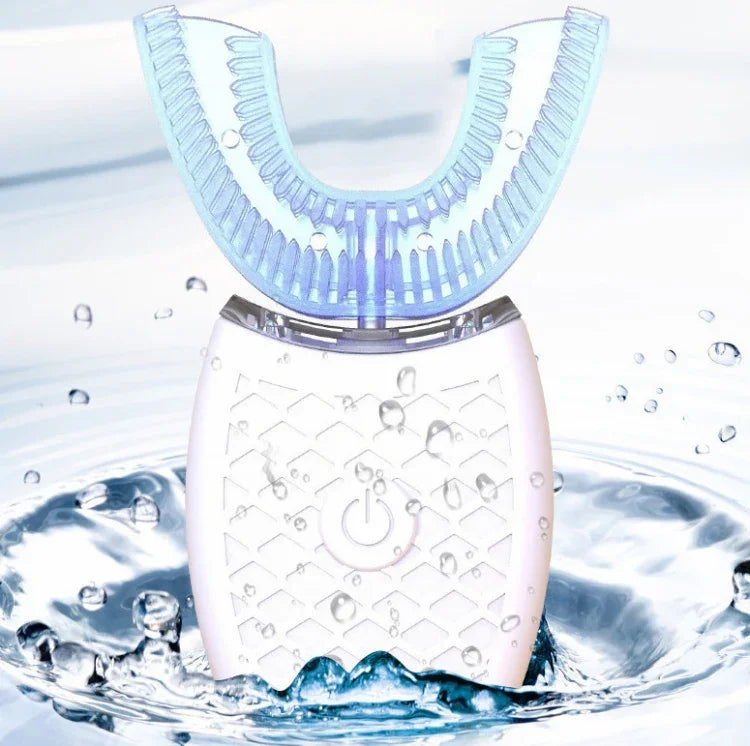 Escova de Dentes Elétrica em Forma de U para Clareamento Dental