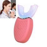 Escova de Dentes Elétrica em Forma de U para Clareamento Dental