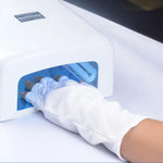 3 Pares de Luvas para Manicure de Arte nas Unhas com Proteção Anti-Radiação para Descanso das Mãos UV