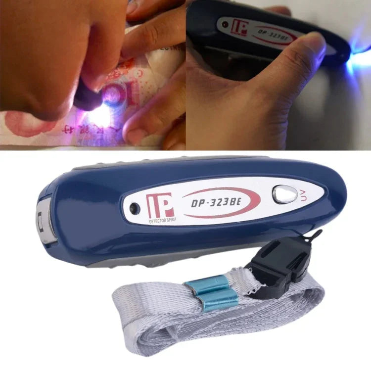 Detector de Dinheiro Falso 2 em 1 Mini Íman e Luz UV, Caneta para Verificação de Pensos Higiénicos, Caneta de Teste Magnética